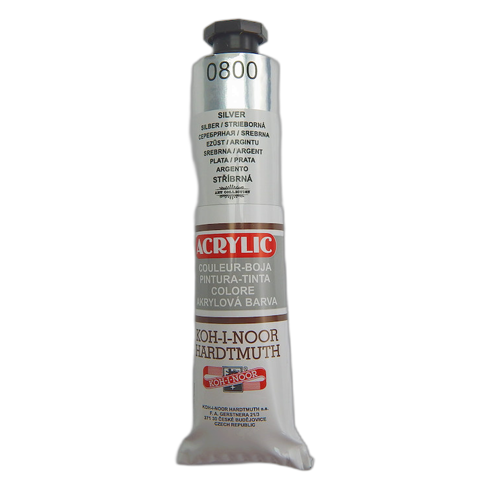 Koh-i-Noor Acrylic Paint 40 ml 0800 Silver