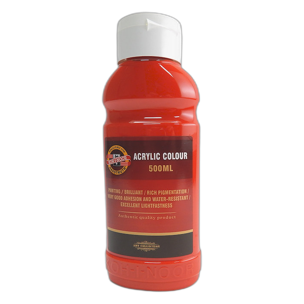 Koh-i-Noor Acrylic Paint 500 ml 0300 Light Red