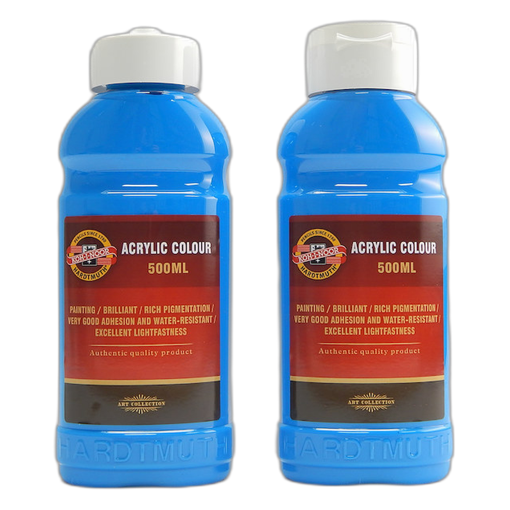 Koh-i-Noor Acrylic Paint 500 ml 0405 Cyan