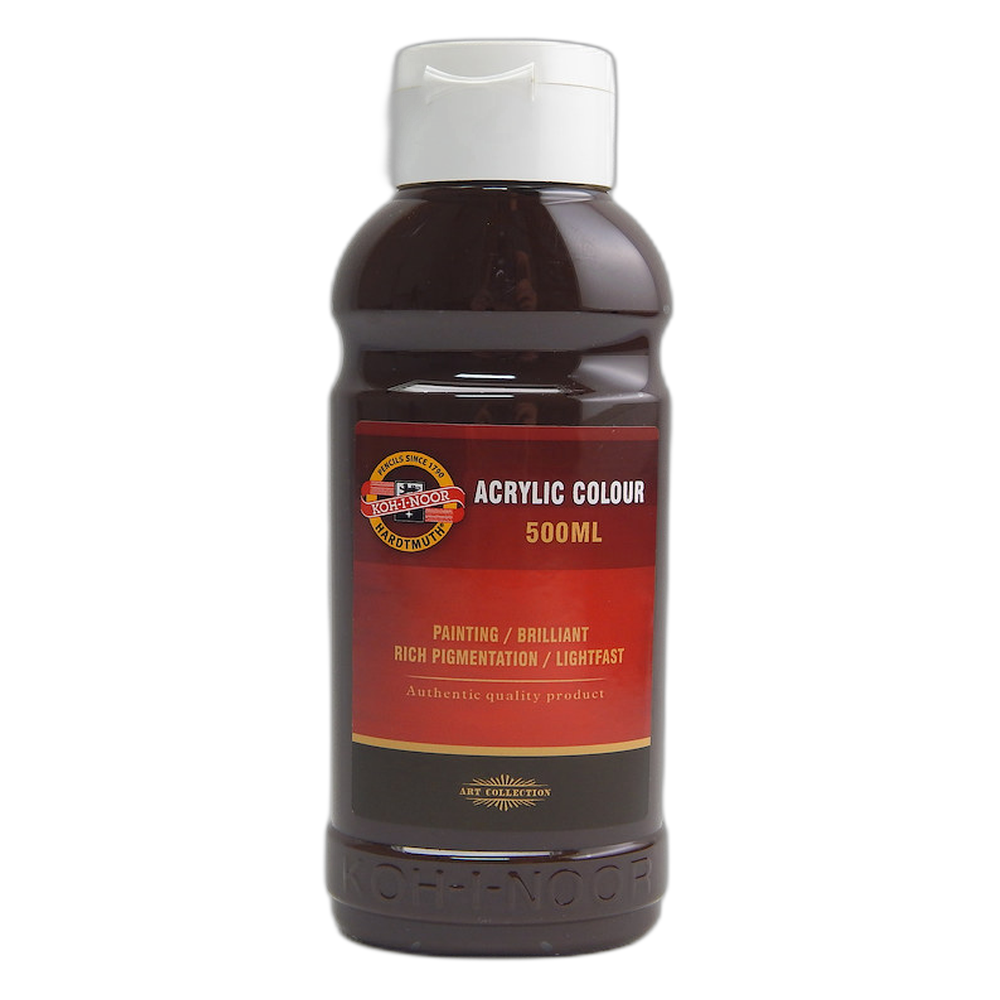 Koh-i-Noor Acrylic Paint 500 ml 0610 Dark Brown