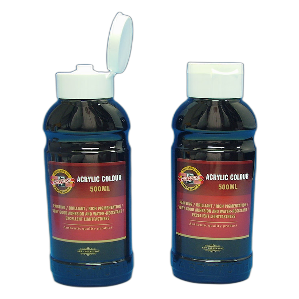 Koh-i-Noor Acrylic Paint 500 ml 0700 Black