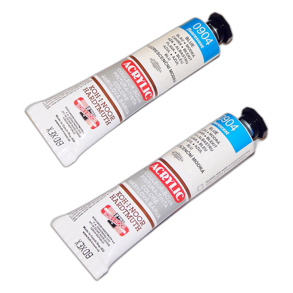 Koh-i-Noor Acrylic Paint 40 ml 0904 Fluorescent Blue