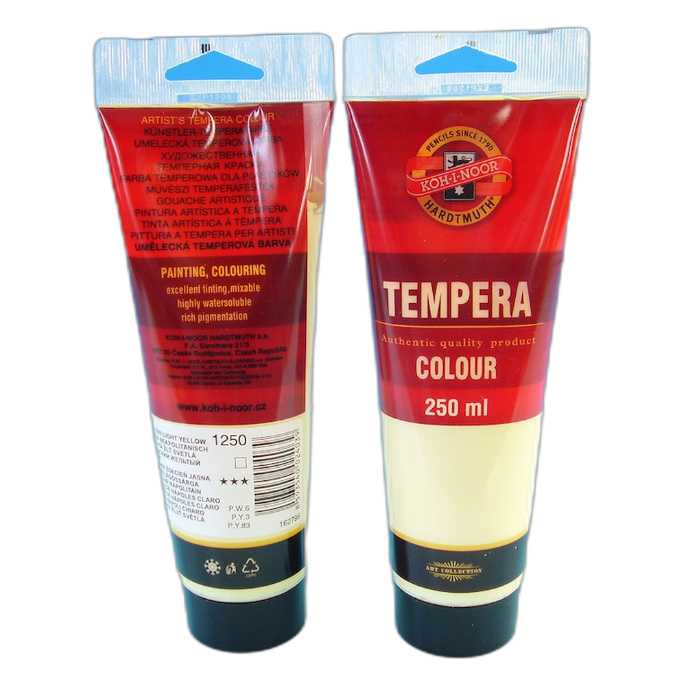 Koh-i-Noor Tempera Paint 250 ml 1250 Naples Yellow Light