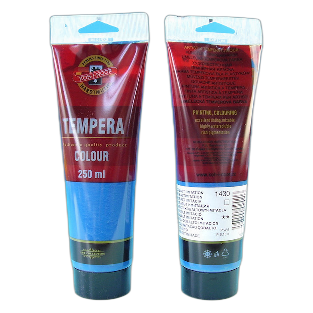 Koh-i-Noor Tempera Paint 250 ml 1430 Cobalt Blue Imitation