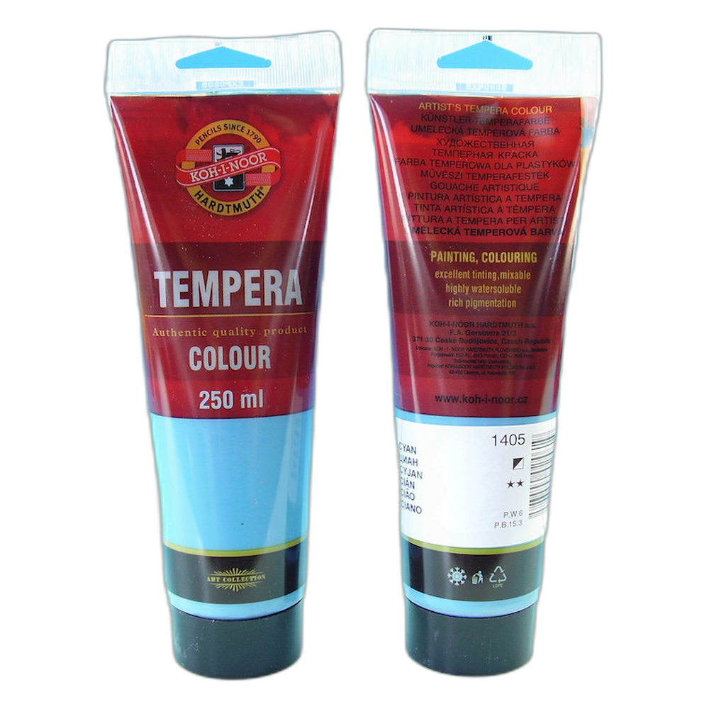 Koh-i-Noor Tempera Paint 250 ml 1405 Cyan