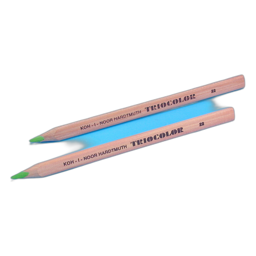 Koh-i-Noor Triocolor 3150 Jumbo Triangular Pencil Natural 22 Yellowish Green