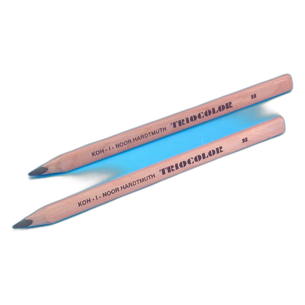 Koh-i-Noor Triocolor 3150 Jumbo Triangular Pencil Natural 32 Brown