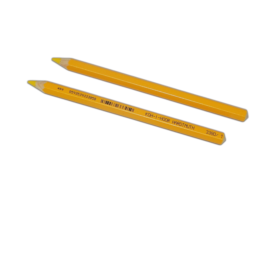 Koh-i-Noor Jumbo 3380 Coloured Pencil OK 10 01 Yellow