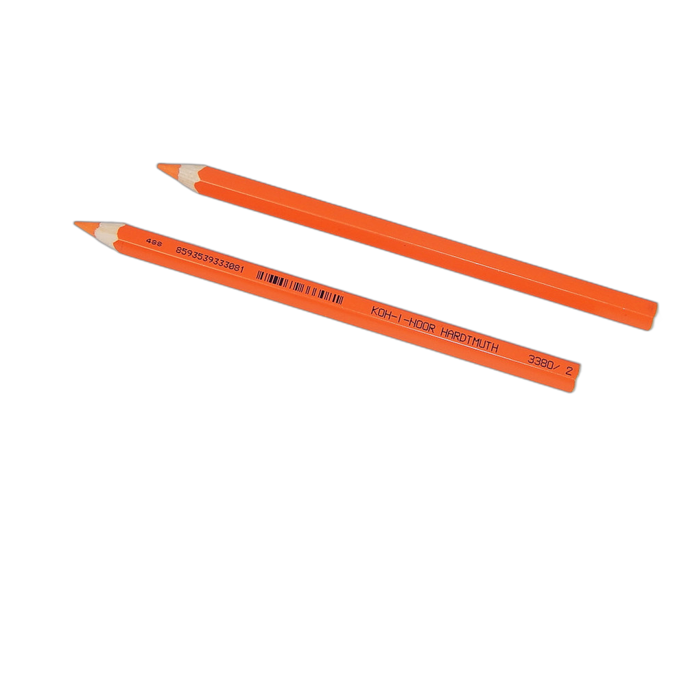 Koh-i-Noor Jumbo 3380 Coloured Pencil OK 10 02 Orange