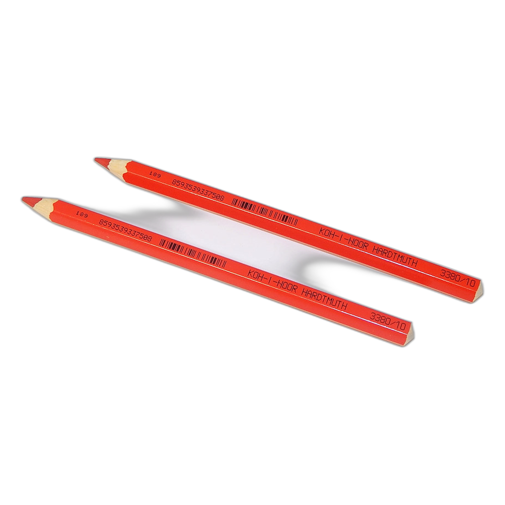 Koh-i-Noor Jumbo 3380 Coloured Pencil OK 10 10 Currant Red