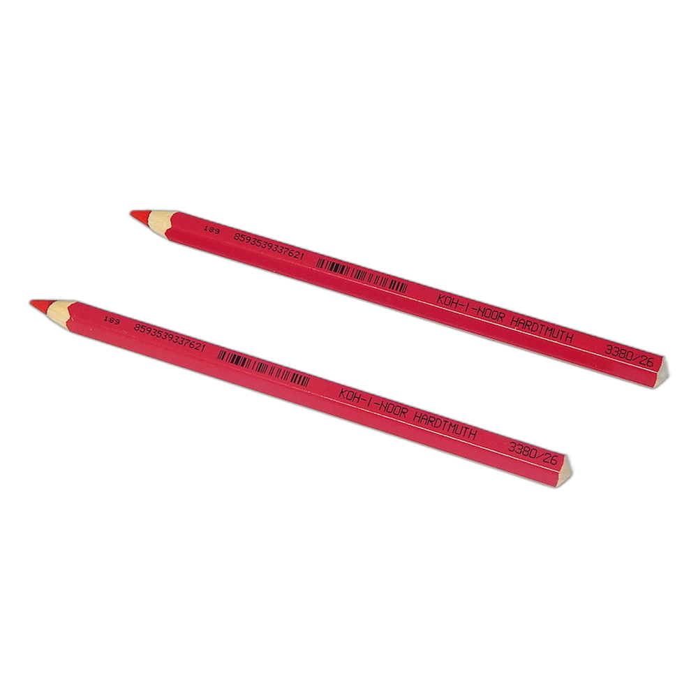 Koh-i-Noor Jumbo 3380 Coloured Pencil OK 10 26 Wine Red
