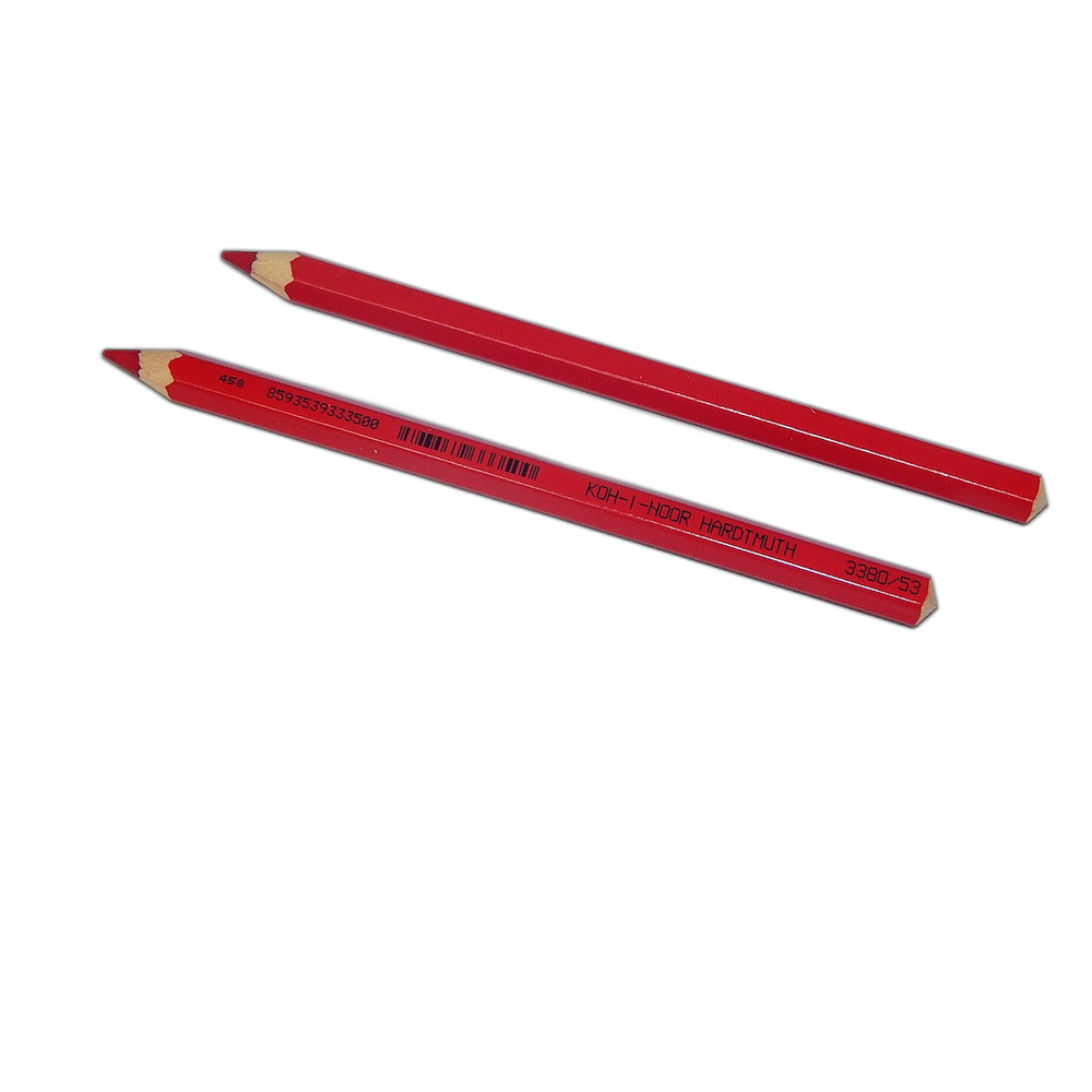 Koh-i-Noor Jumbo 3380 Coloured Pencil OK 10 53 Red