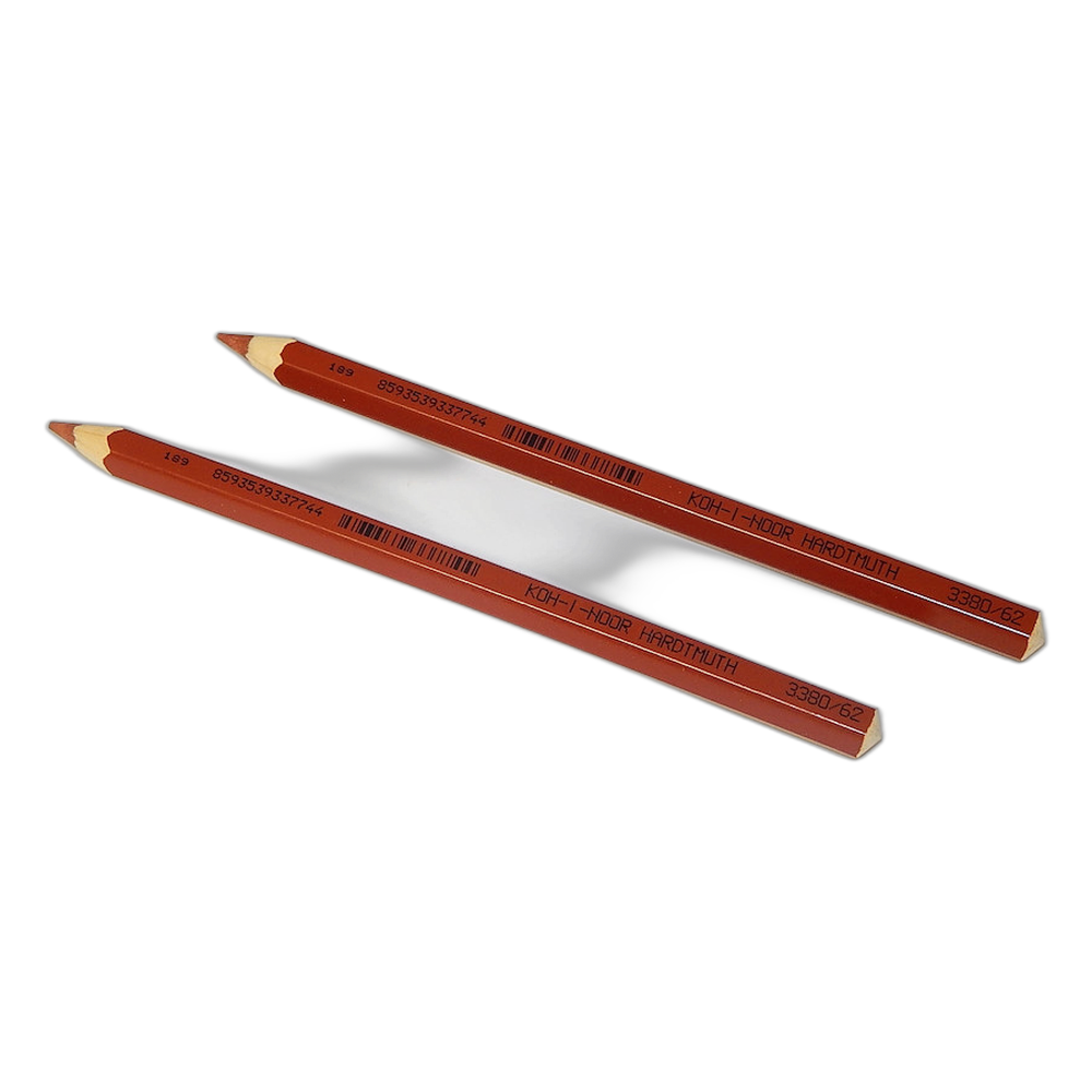 Koh-i-Noor Jumbo 3380 Coloured Pencil OK 10 62 Walnut Brown