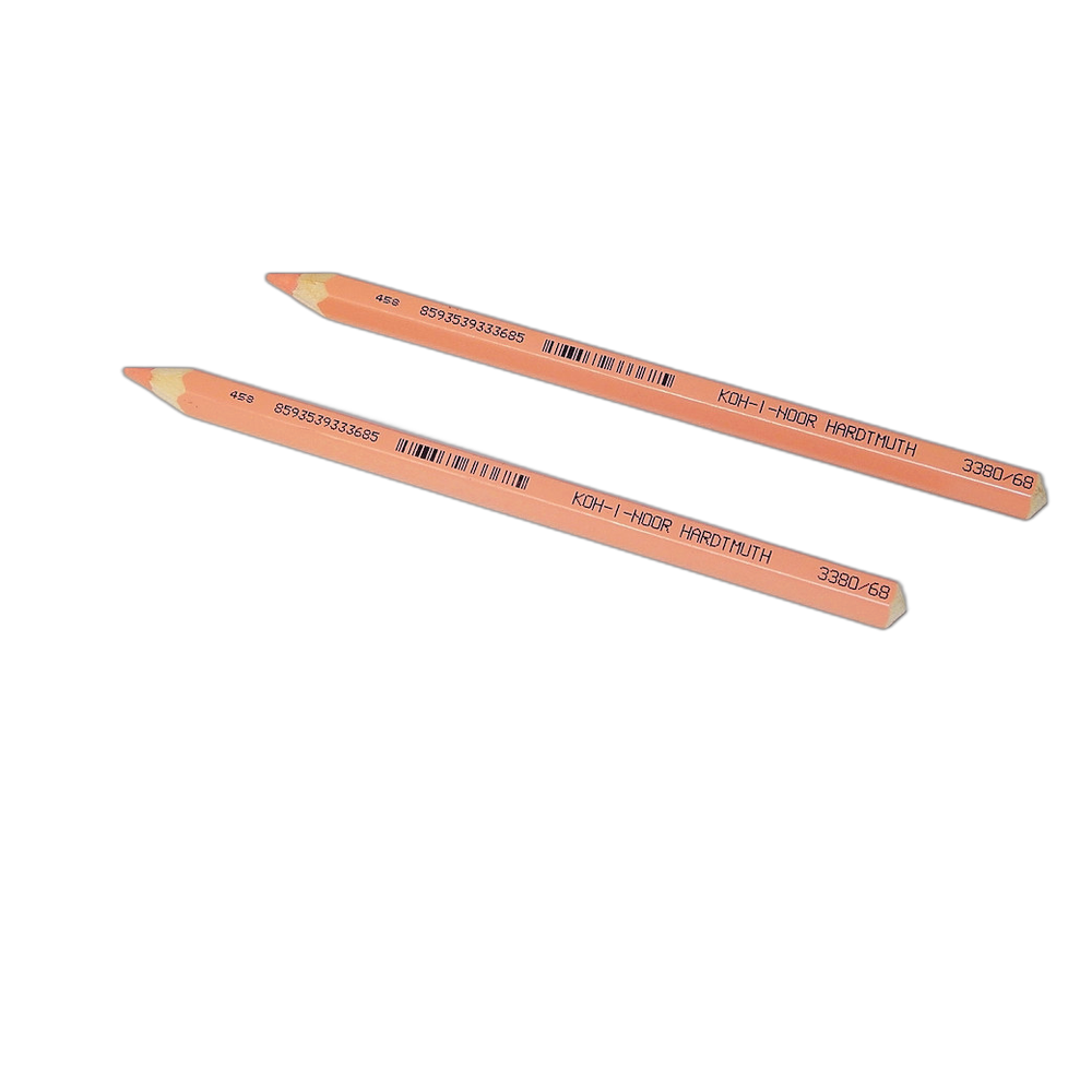 Koh-i-Noor Jumbo 3380 Coloured Pencil OK 10 68 Apricot Orange