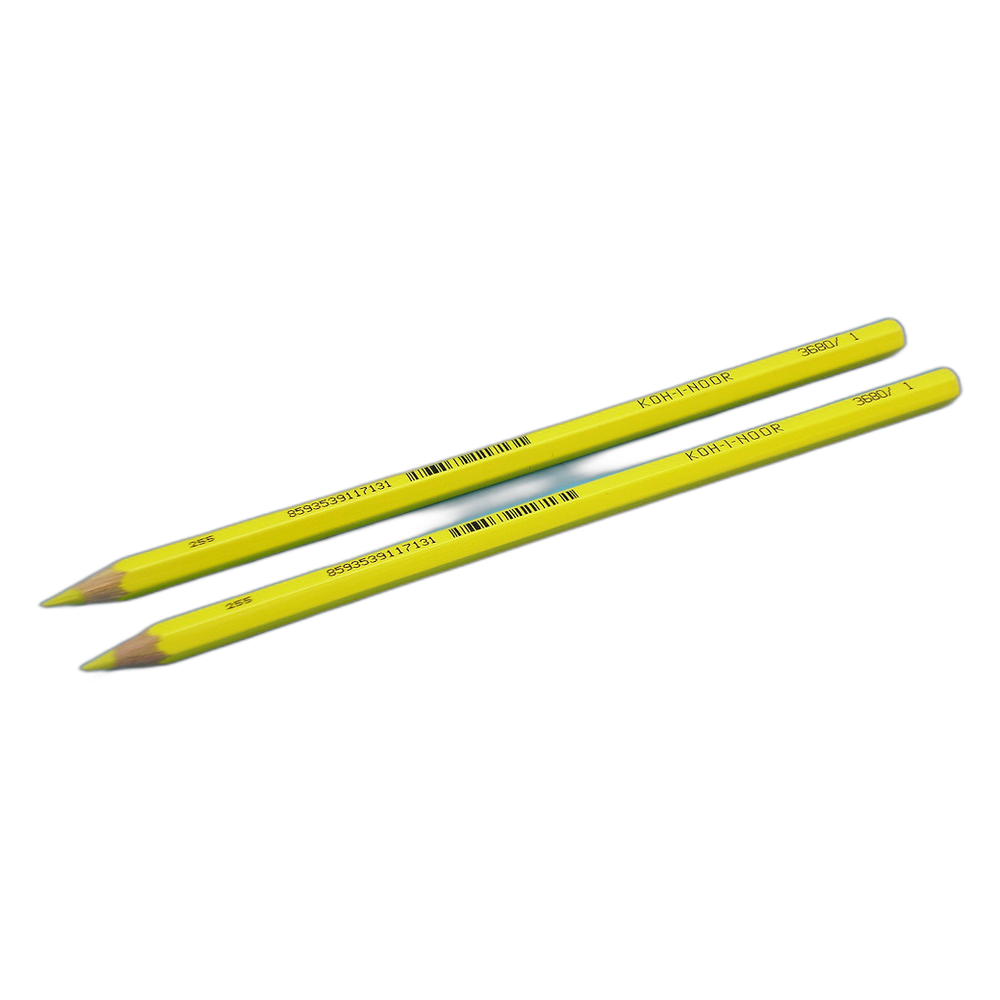 Koh-i-Noor 3680 School Coloured Pencil 01 Light Yellow