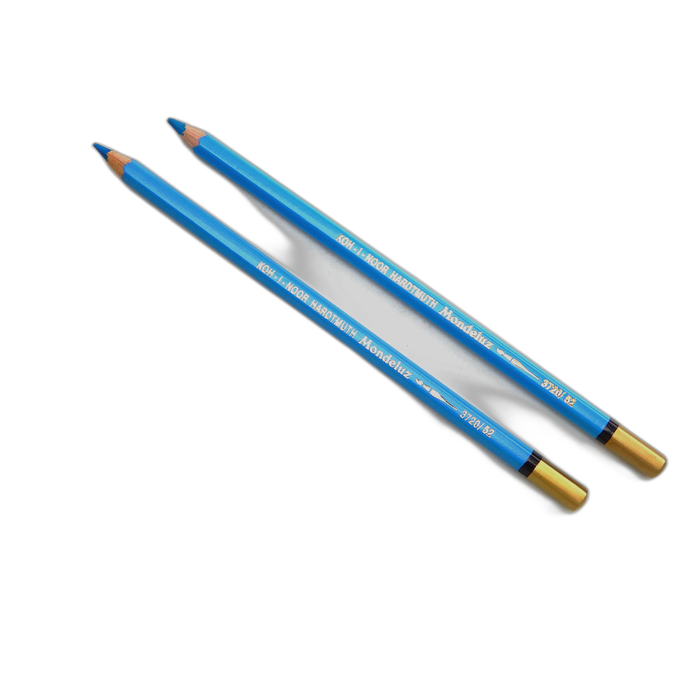 Koh-i-Noor Mondeluz 3720 Aquarell Pencil 52 Azure Blue