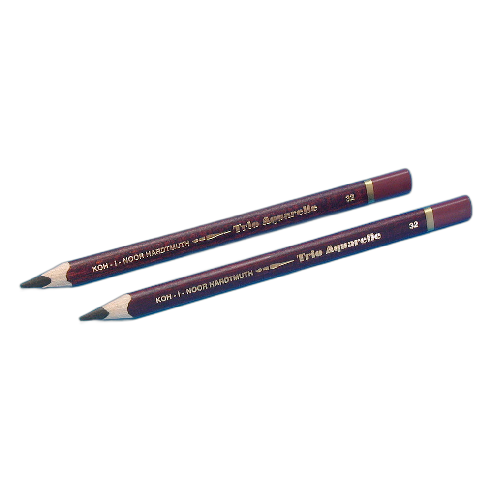Koh-i-Noor Triocolor 3760 Aquarell Triangular Pencil 32 Brown
