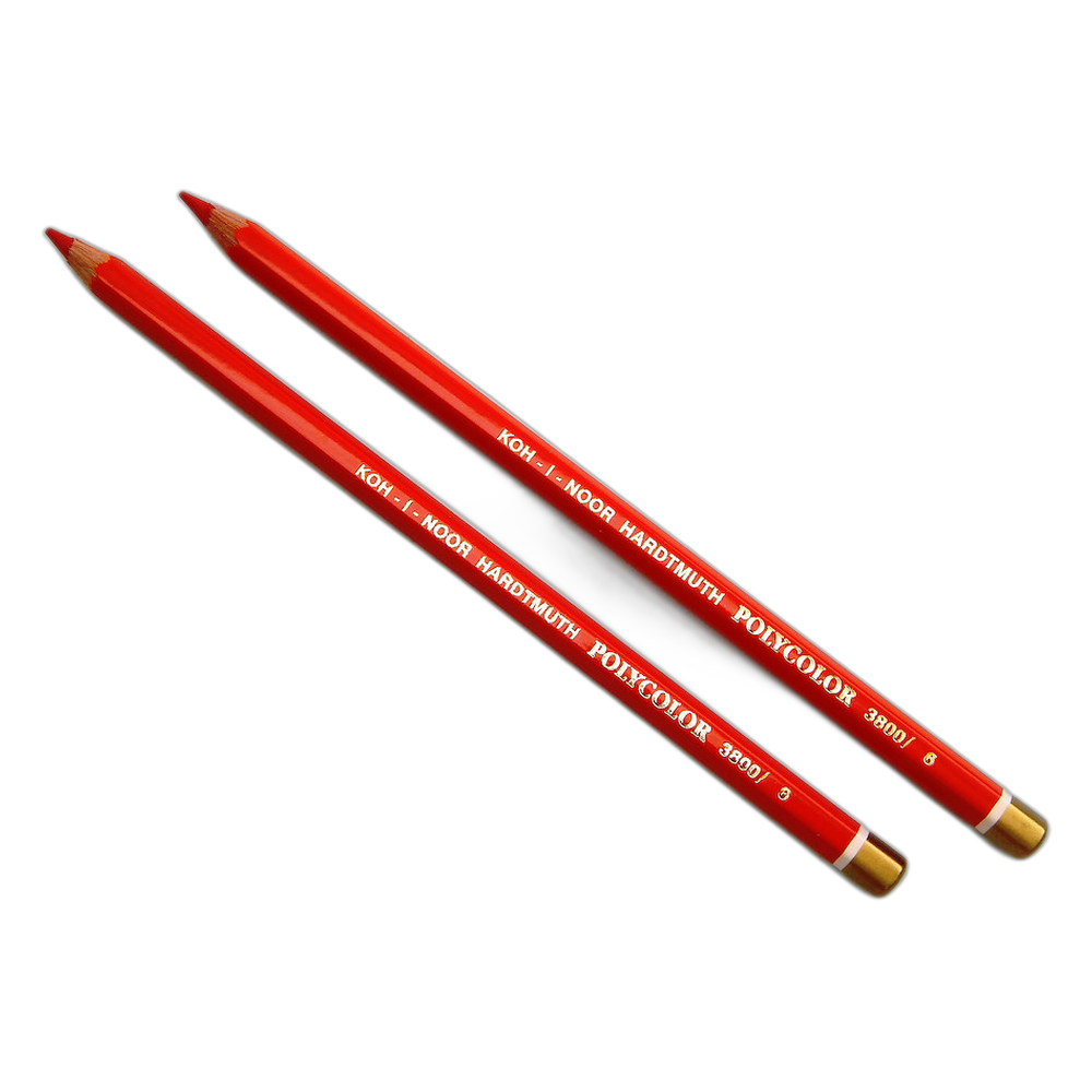 Koh-i-Noor Polycolor 3800 Artist Coloured Pencil 06 Light Red