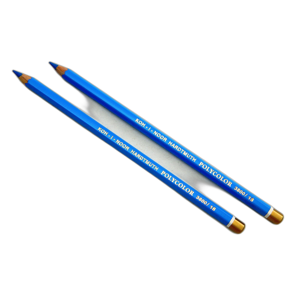 Koh-i-Noor Polycolor 3800 Artist Coloured Pencil 18 Light Blue