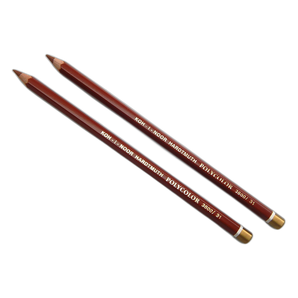 Koh-i-Noor Polycolor 3800 Artist Coloured Pencil 31 Light Brown