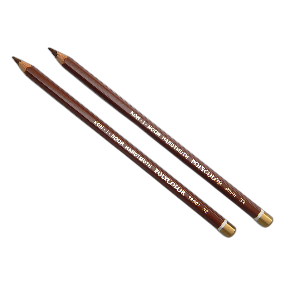 Koh-i-Noor Polycolor 3800 Artist Coloured Pencil 32 Brown