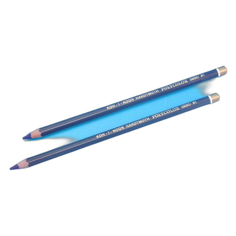 Koh-i-Noor Polycolor 3800 Artist Coloured Pencil 51 Delft Blue