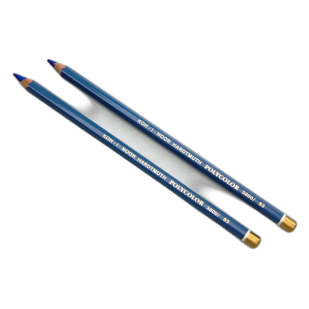 Koh-i-Noor Polycolor 3800 Artist Coloured Pencil 53 Phthalo Blue