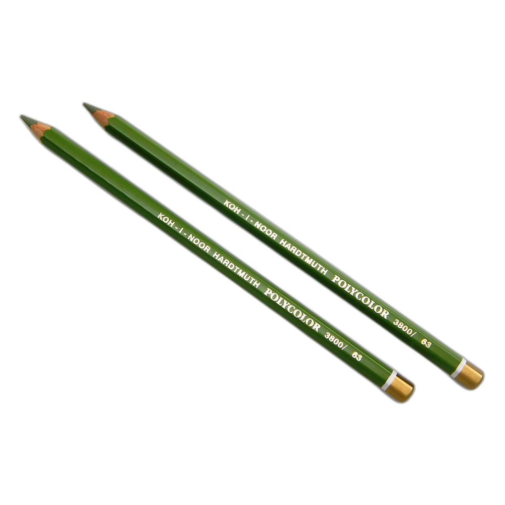 Koh-i-Noor Polycolor 3800 Artist Coloured Pencil 63 Olive Green Light
