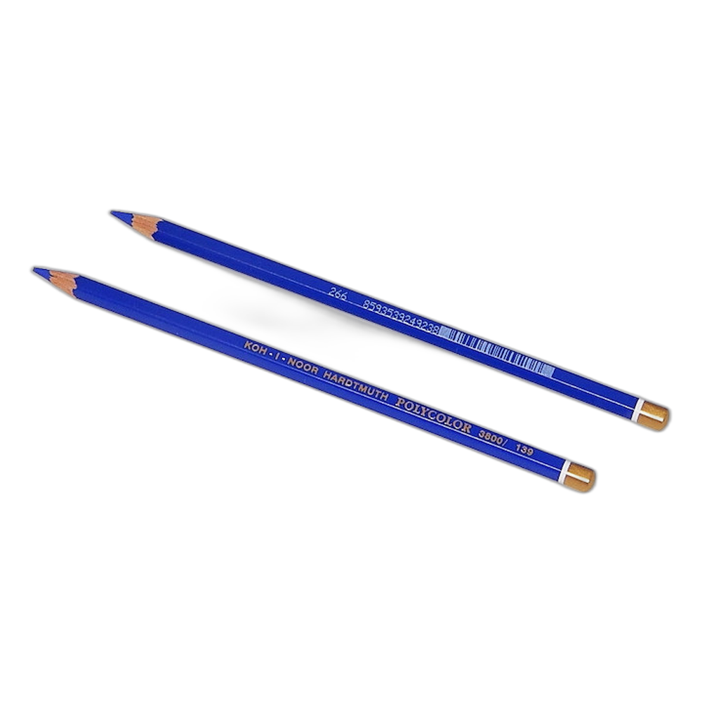 Koh-i-Noor Polycolor 3800 Artist Coloured Pencil 139 Cobalt Blue Light