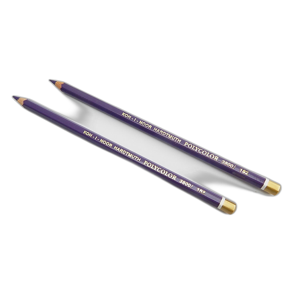 Koh-i-Noor Polycolor 3800 Artist Coloured Pencil 182 Dark Violet 2