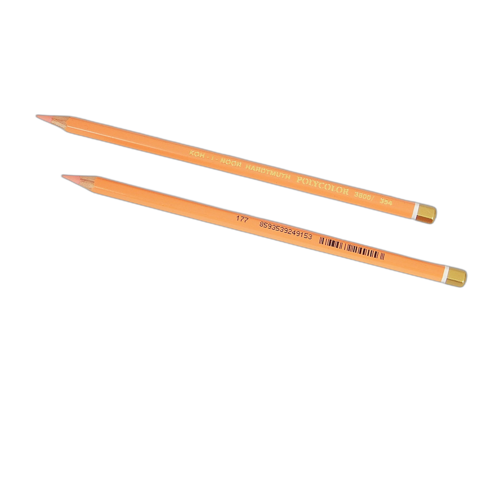 Koh-i-Noor Polycolor 3800 Artist Coloured Pencil 354 Salmon Orange