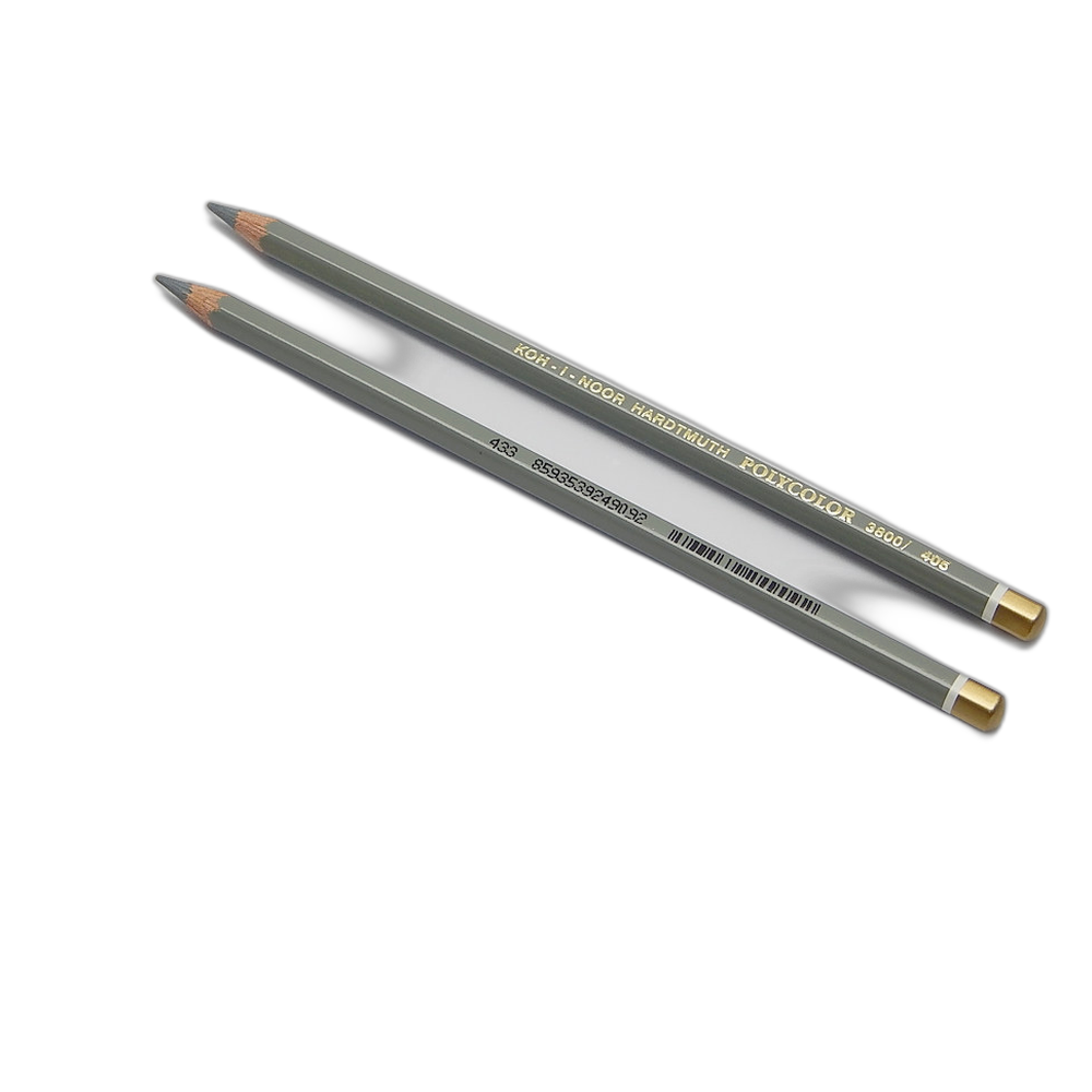 Koh-i-Noor Polycolor 3800 Artist Coloured Pencil 405 Cool Grey 5