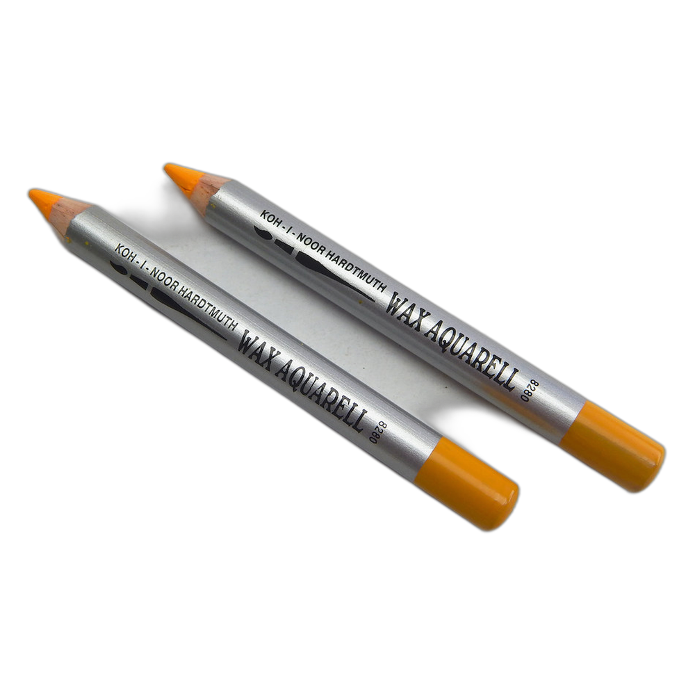 Koh-i-Noor Wax Aquarell 8280 Pencil 04 Dark Yellow