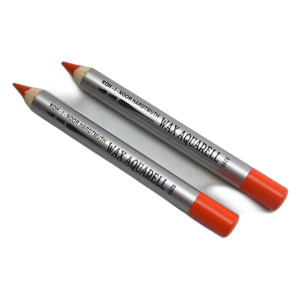 Koh-i-Noor Wax Aquarell 8280 Pencil 05 Orange