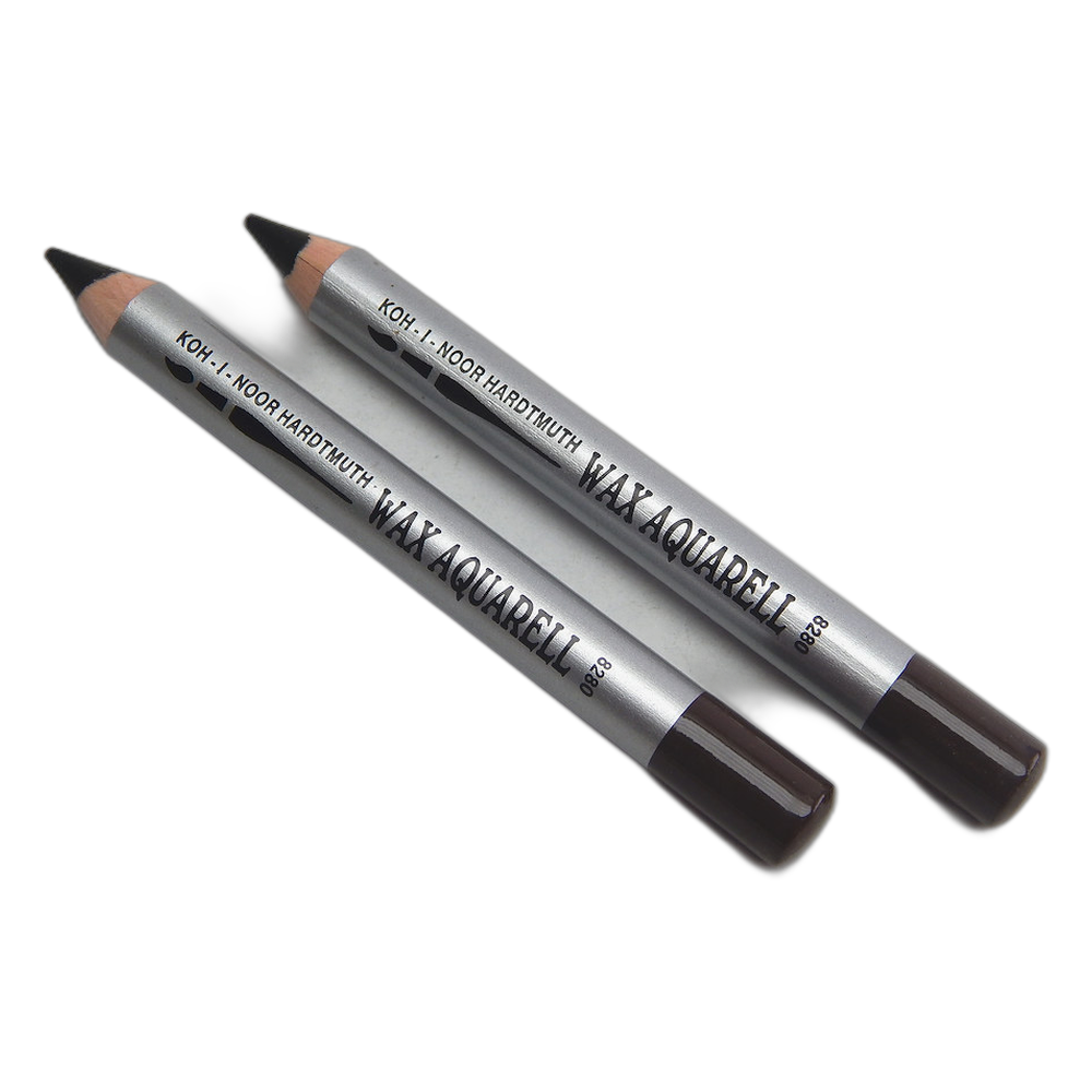 Koh-i-Noor Wax Aquarell 8280 Pencil 33 Dark Brown