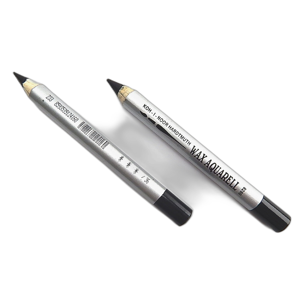 Koh-i-Noor Wax Aquarell 8280 Pencil 36 Black
