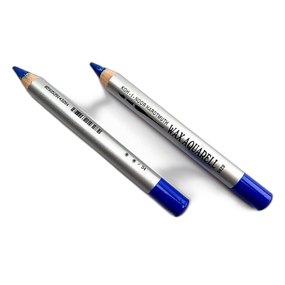 Koh-i-Noor Wax Aquarell 8280 Pencil 54 Cobalt Blue Dark
