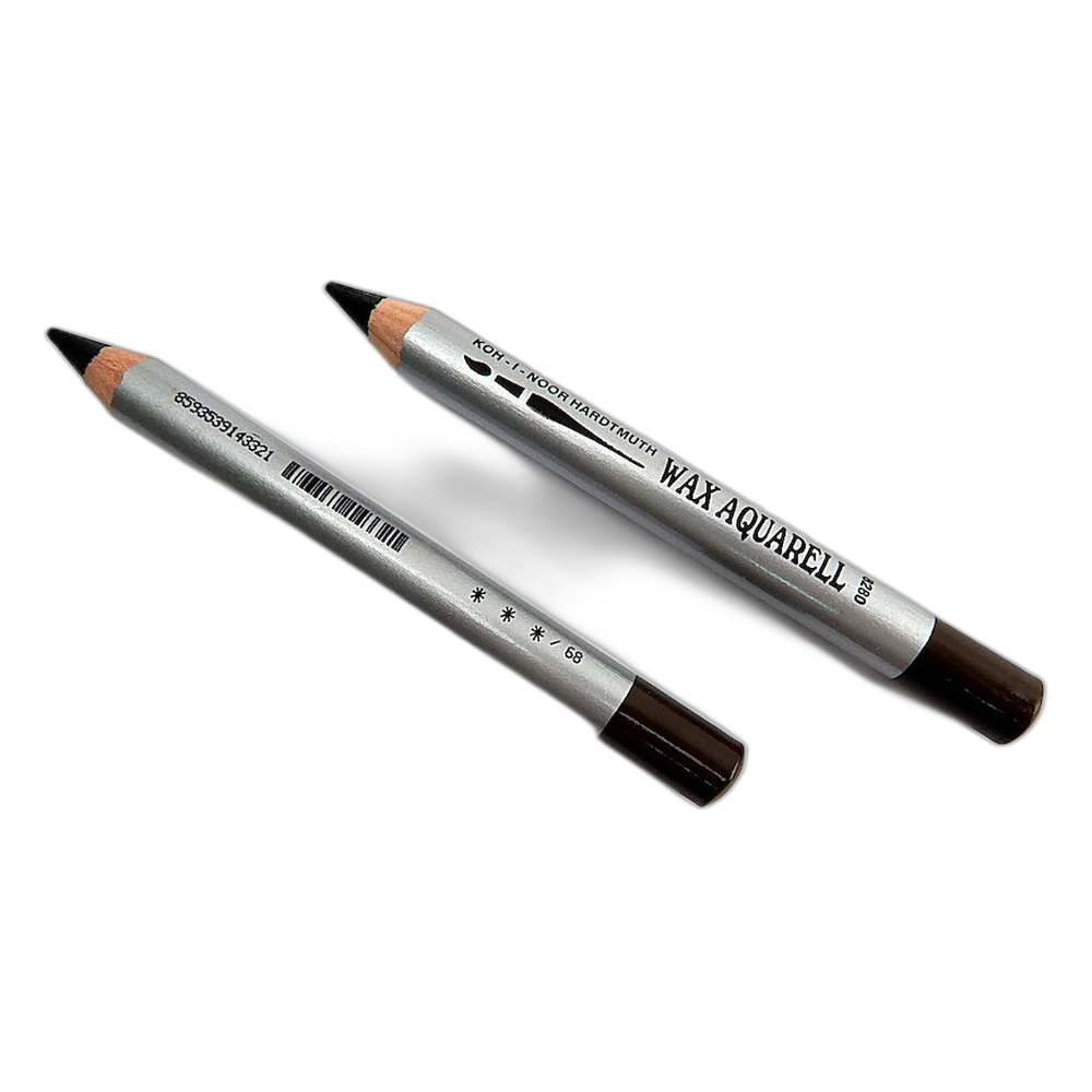 Koh-i-Noor Wax Aquarell 8280 Pencil 68 Burnt Umber