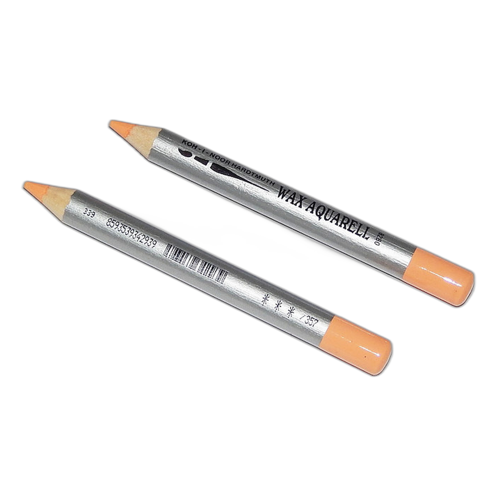 Koh-i-Noor Wax Aquarell 8280 Pencil 357 Apricot Orange