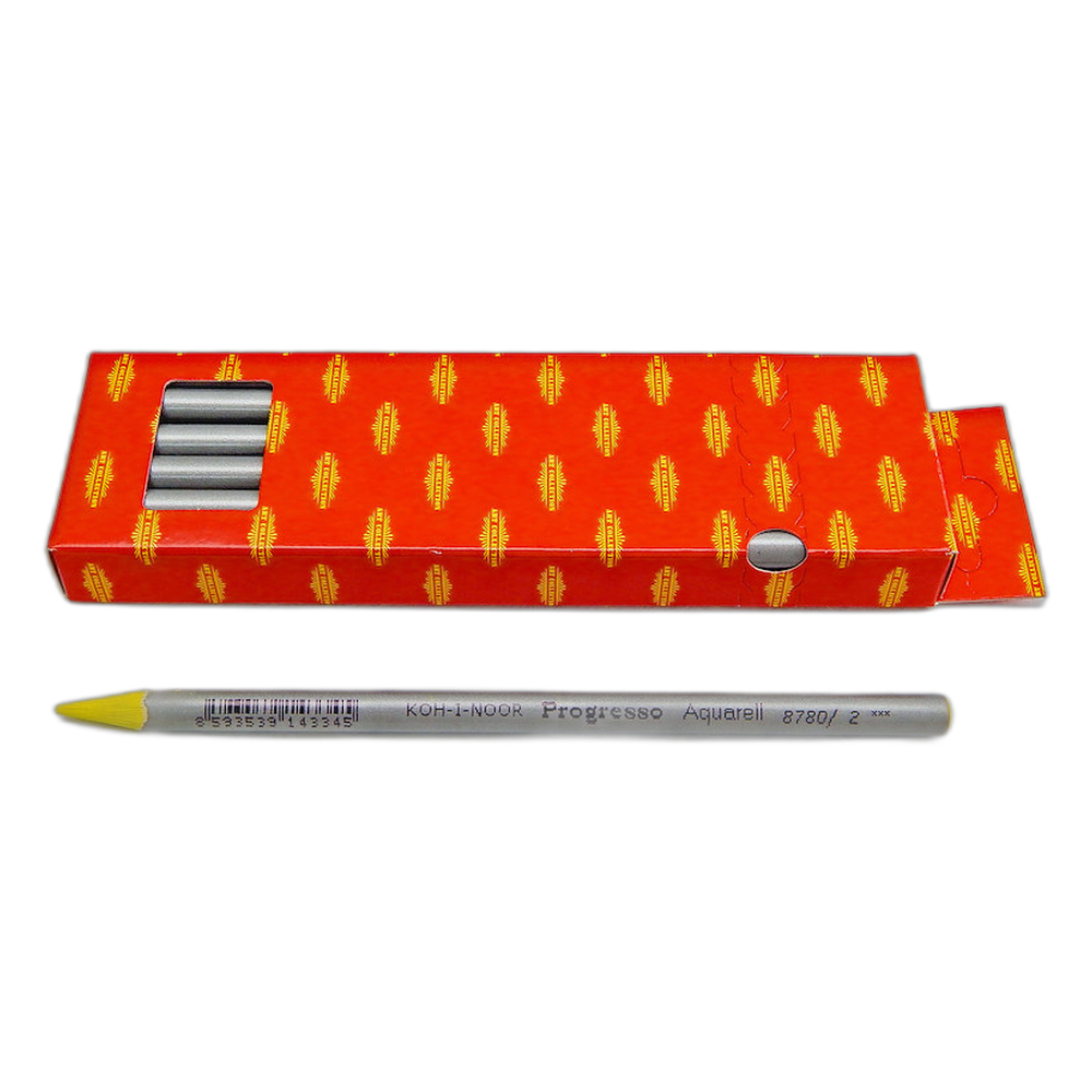 Koh-i-Noor Progresso 8780 Woodless Aquarell Pencil 02 Lemon Yellow