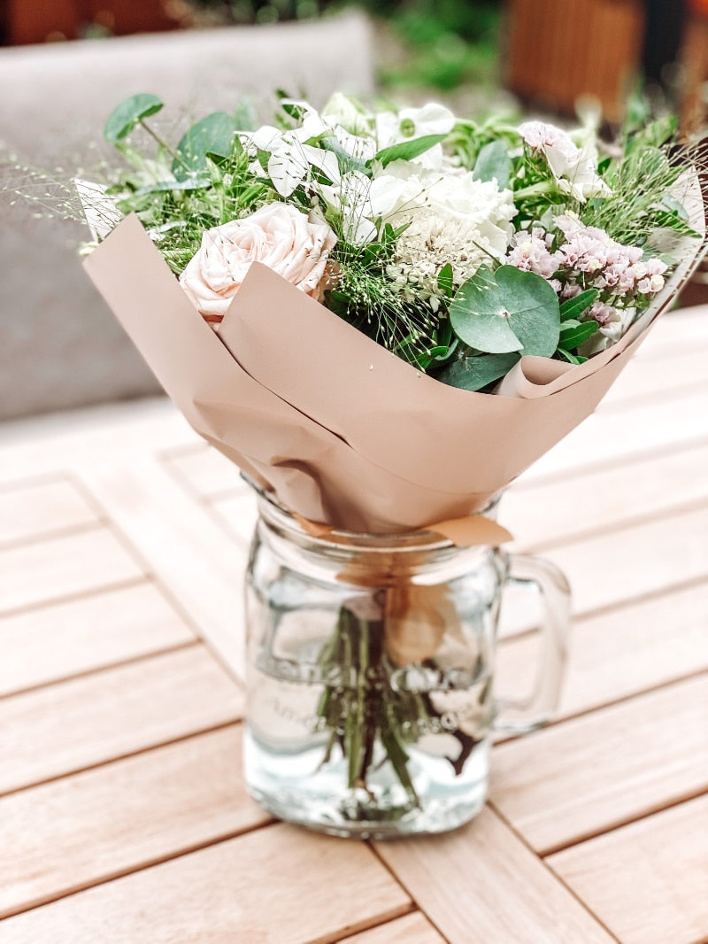 Glass Mason Jug