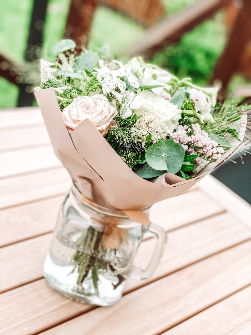 Glass Mason Jug