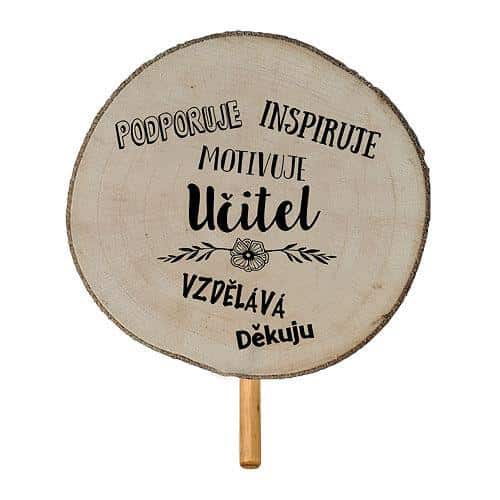 Wooden Flower Decoration for a Male Teacher