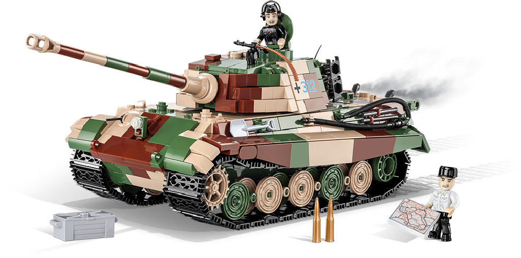 Stavebnice II WW Panzer VI Tiger Ausf. B Konigstiger, 1000 k, 2 f | Czech Toys | czechmovie