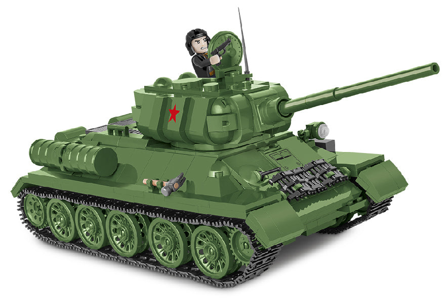 Stavebnice II WW T-34-85, 668 k, 1 f | Czech Toys | czechmovie