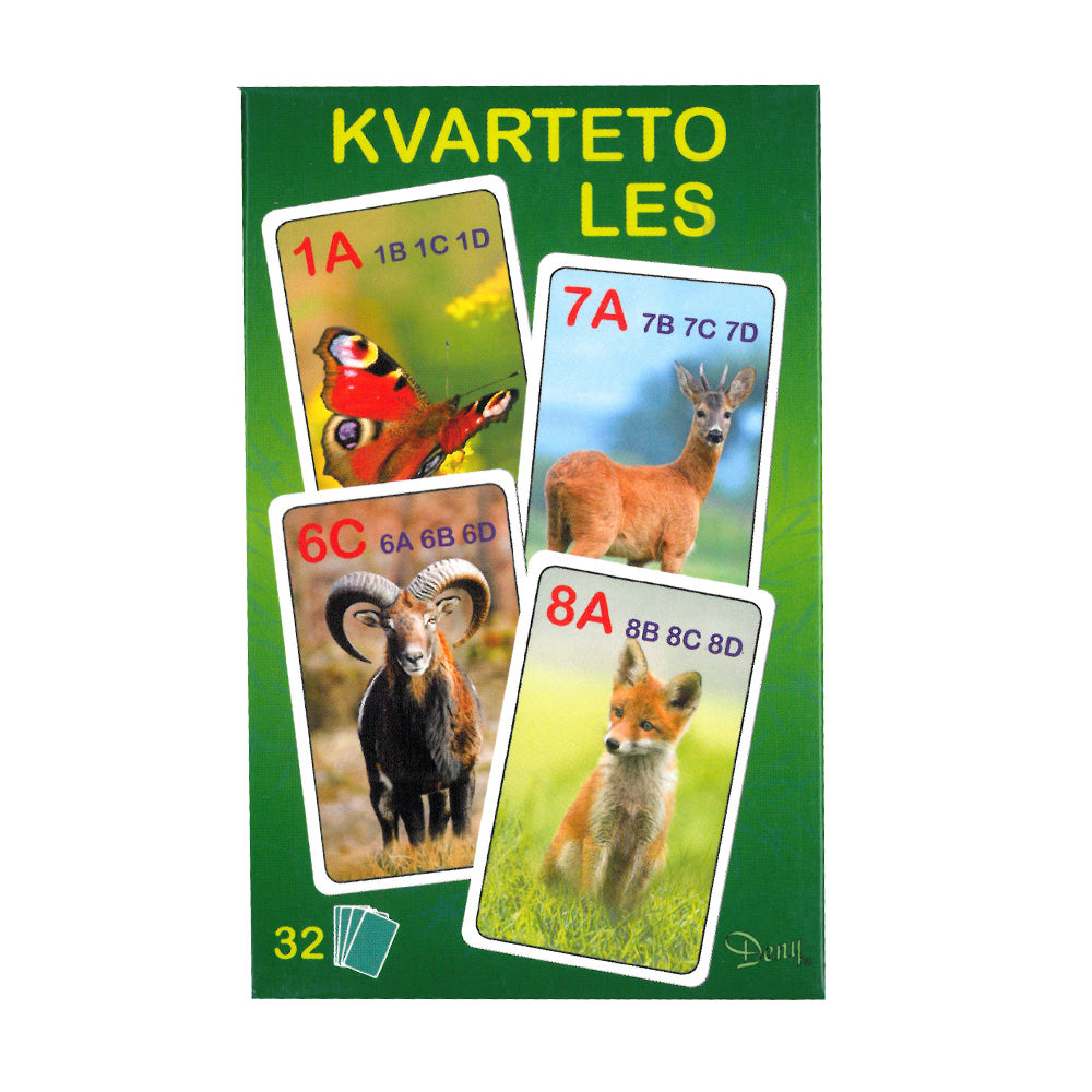 Karty kvarteto LES | Czech Toys | czechmovie