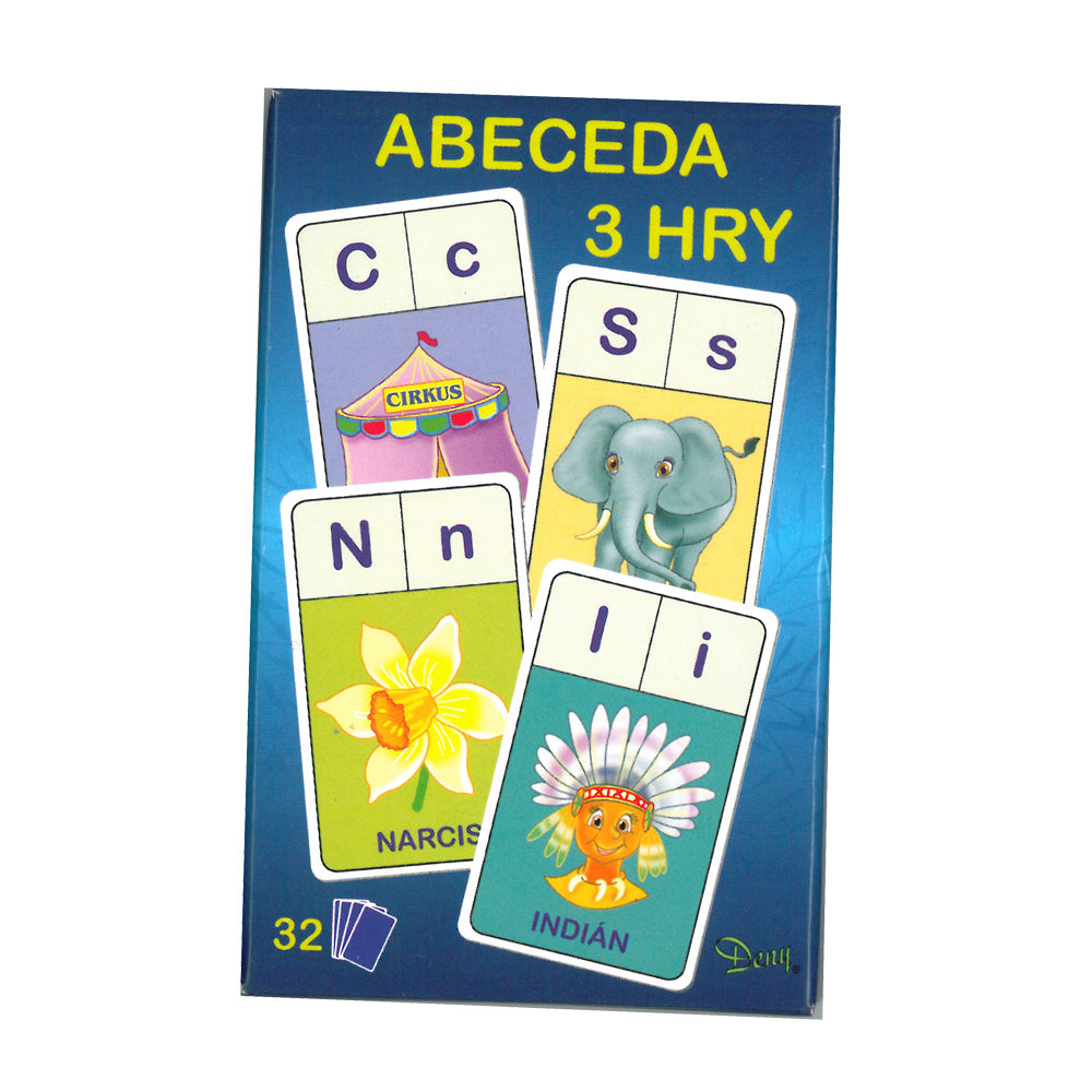 Karty Abeceda 3 hry | Czech Toys | czechmovie