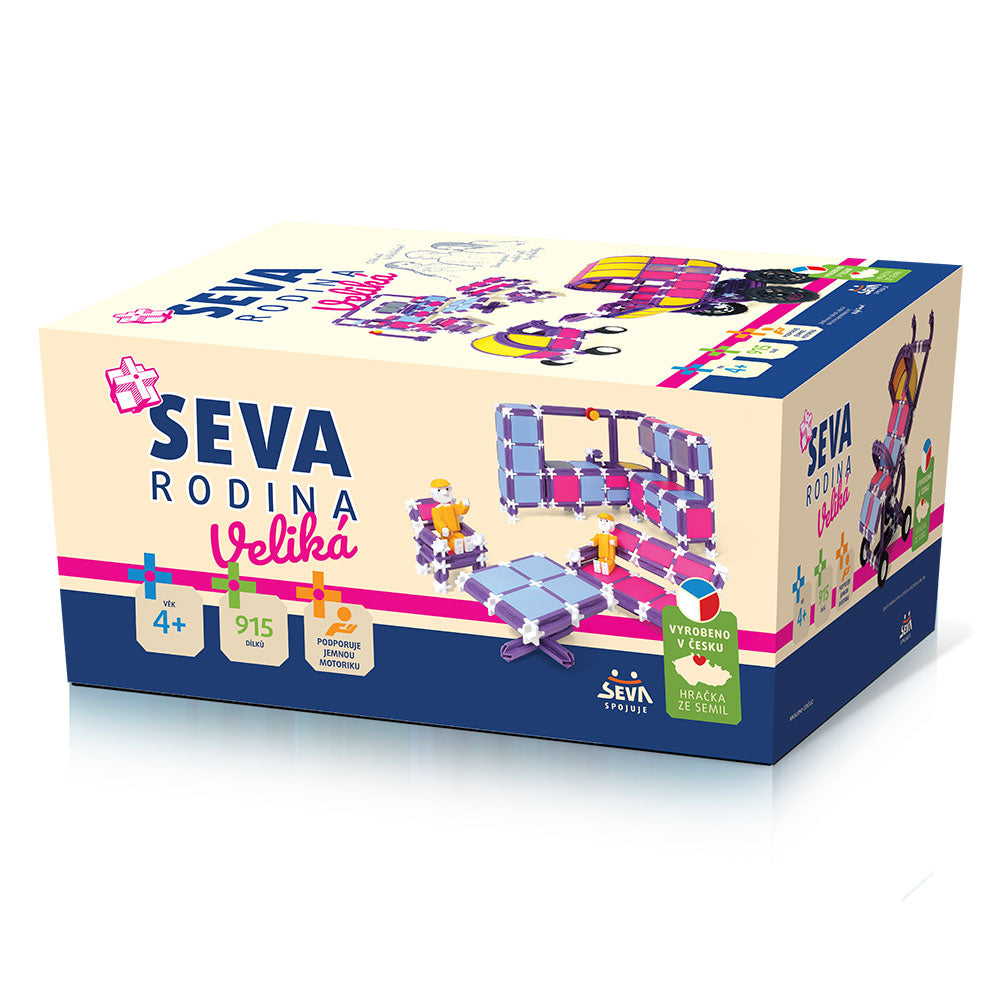 Stavebnice SEVA RODINA Velika | Czech Toys | czechmovie