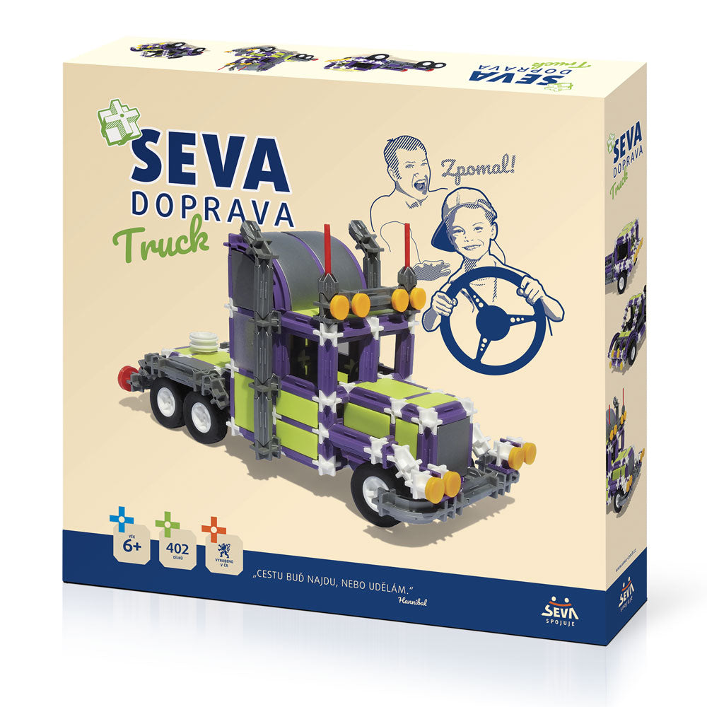 Stavebnice SEVA DOPRAVA - Truck | Czech Toys | czechmovie