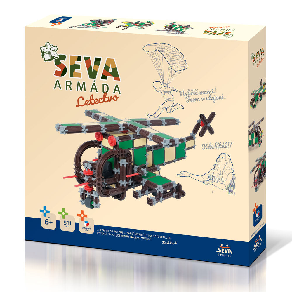 Stavebnice SEVA ARMÁDA - Letectvo | Czech Toys | czechmovie